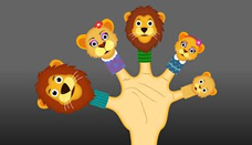 Lion Finger Family 