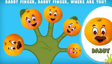 Orange Finger Family