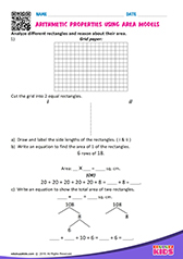 Arithmetic Properties using Area Models