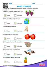 Estimating Weight