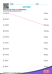 Match the Multiplication Facts