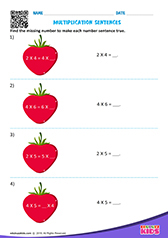 Multiplication Number Sentence