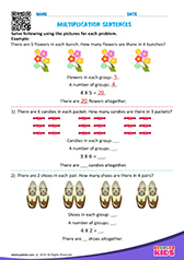 Multiplication Sentences