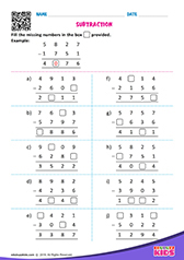 4 Digit Subtraction