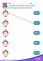 Matching Digital and Analog Clocks