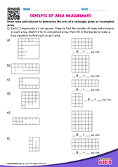 Concepts of Area Measurements