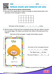 Problem Solving with Perimeter and Area