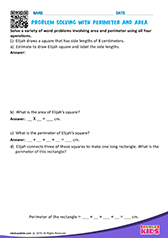 Problem Solving with Perimeter and Area