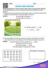 Solving word problems