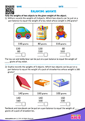Balancing a Scale