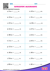 Equivalent Unit of Measurements
