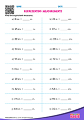 Equivalent Unit of Measurements