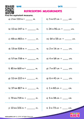 Equivalent Unit of Measurements