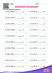 Equivalent Unit of Measurements