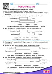 Calculating weights
