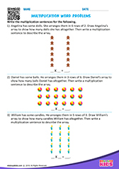 Multiplication Word Problems