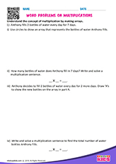 Multiplication by Array Method