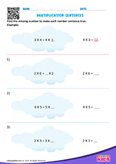 Multiplication Number Sentence
