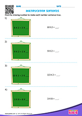 Multiplication Number Sentence