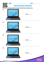 Multiplication Number Sentence