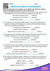 Subtraction based on Measurements