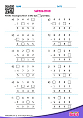 Subtraction of 4 digits