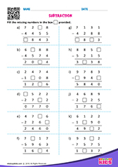 Subtraction of 4 digits