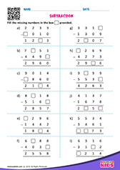 Subtraction of 4 digits