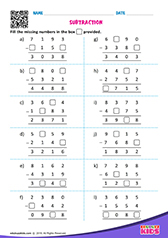 Subtraction of 4 digits