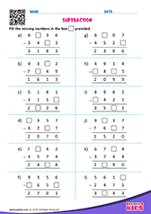 Subtraction of 4 digits