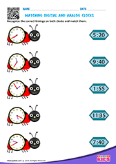 Matching Digital and Analog Clocks