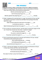 Time Intervals