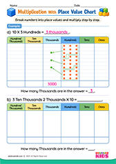 Multiplication With Place Value Chart