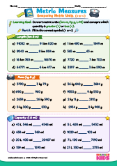 Comparing Metric Units