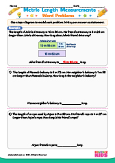 Metric Length Measurement Word problems