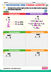 Multiplication Using Standard Algorithm