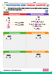 Multiplication Using Standard Algorithm