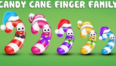 Candy Cane Finger Family