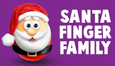 Santa Finger Family
