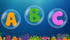 ABC Songs for Children - ABCD Song in Under Sea