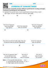 Attributes of Geometry Shapes
