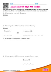 Arrangements of Rows and Columns