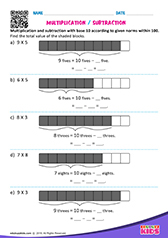 Multiplication or Subtraction