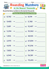 Rounding Numbers to Nearest Thousands