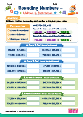 Addition and Subtraction by Rounding Numbers